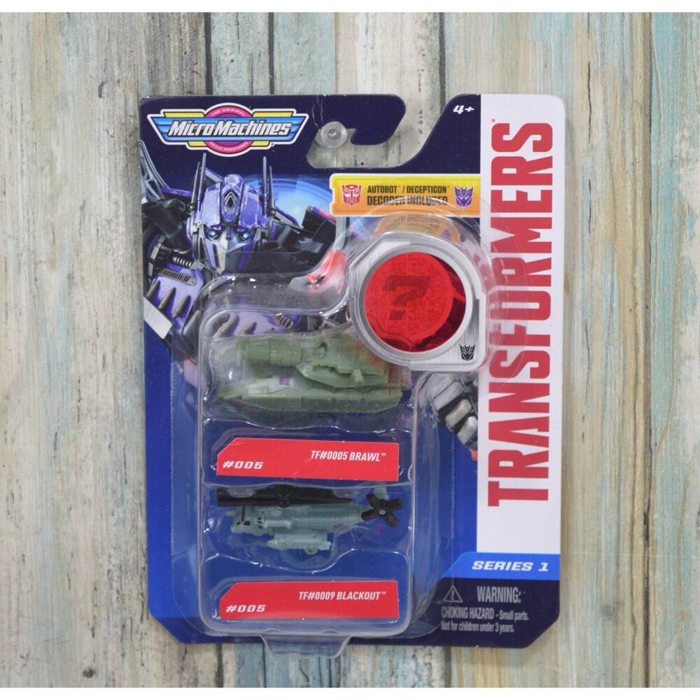 Hasbro Micro Machines Transformers Series 1 Brawl & Blackout